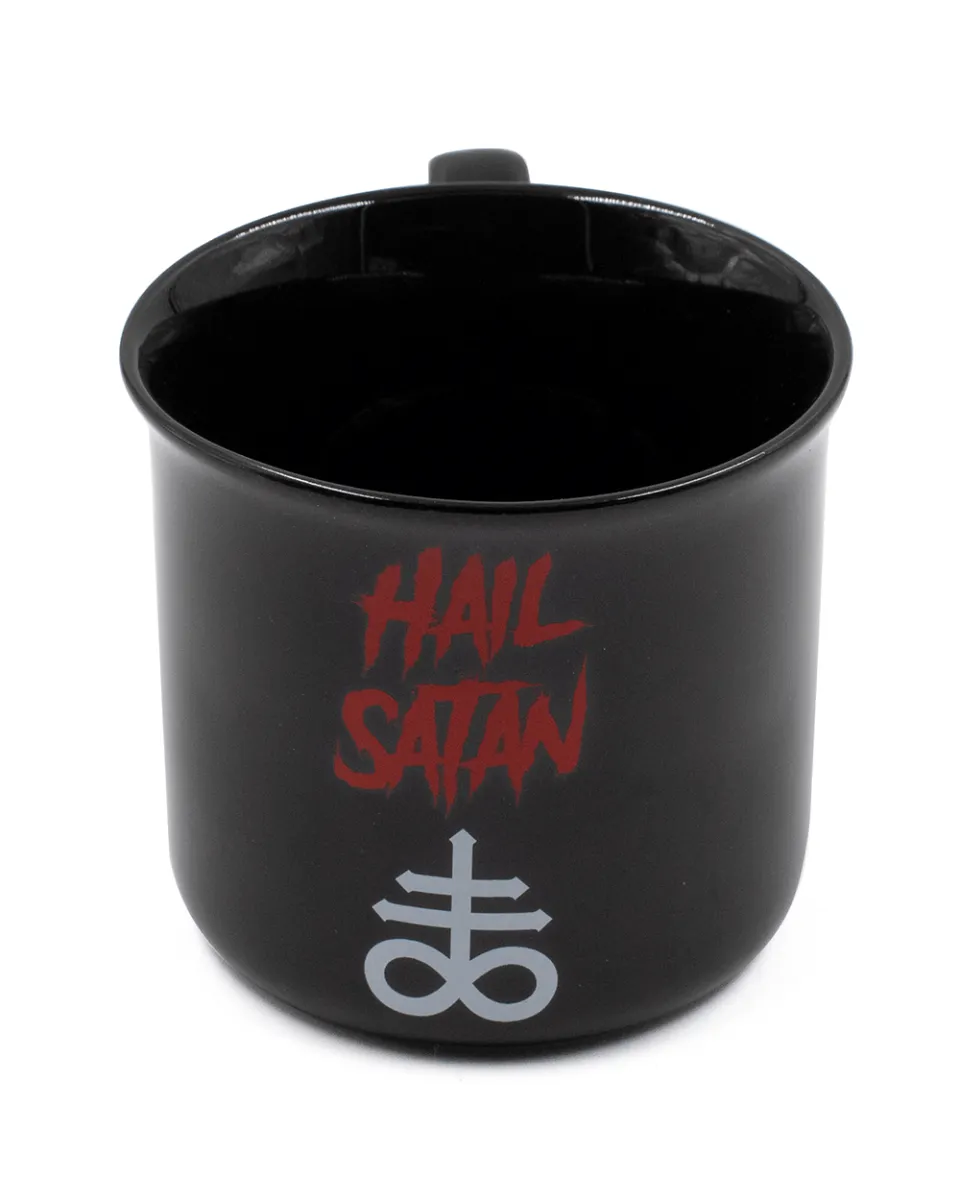 Hail Satan Black Mug