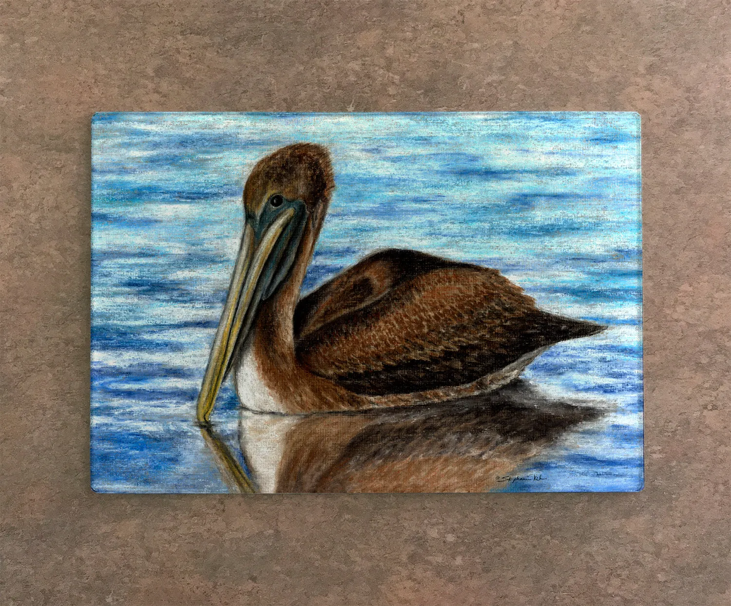 Harbor Pelican Cutting Board