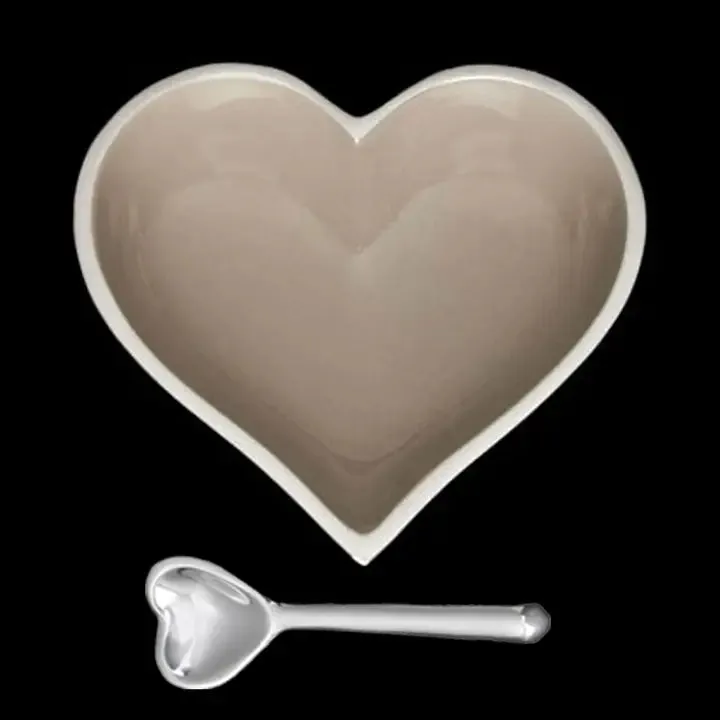 Heart Bowl And Spoon