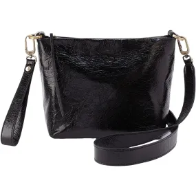 Hobo Ashe Crossbody Black Polished Leather