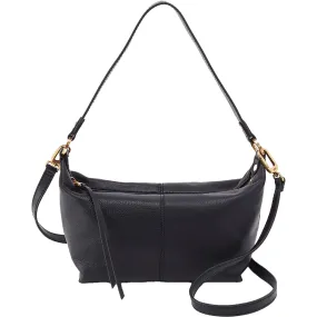 Hobo Laguna Crossbody Black Pebbled Leather