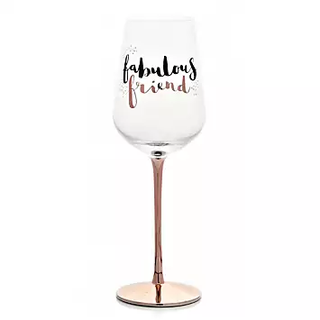 Hotchpotch Luxe Wine Glass - Fabulous Friend | Kaleidoscope