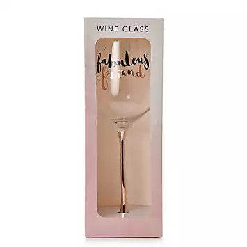 Hotchpotch Luxe Wine Glass - Fabulous Friend | Kaleidoscope