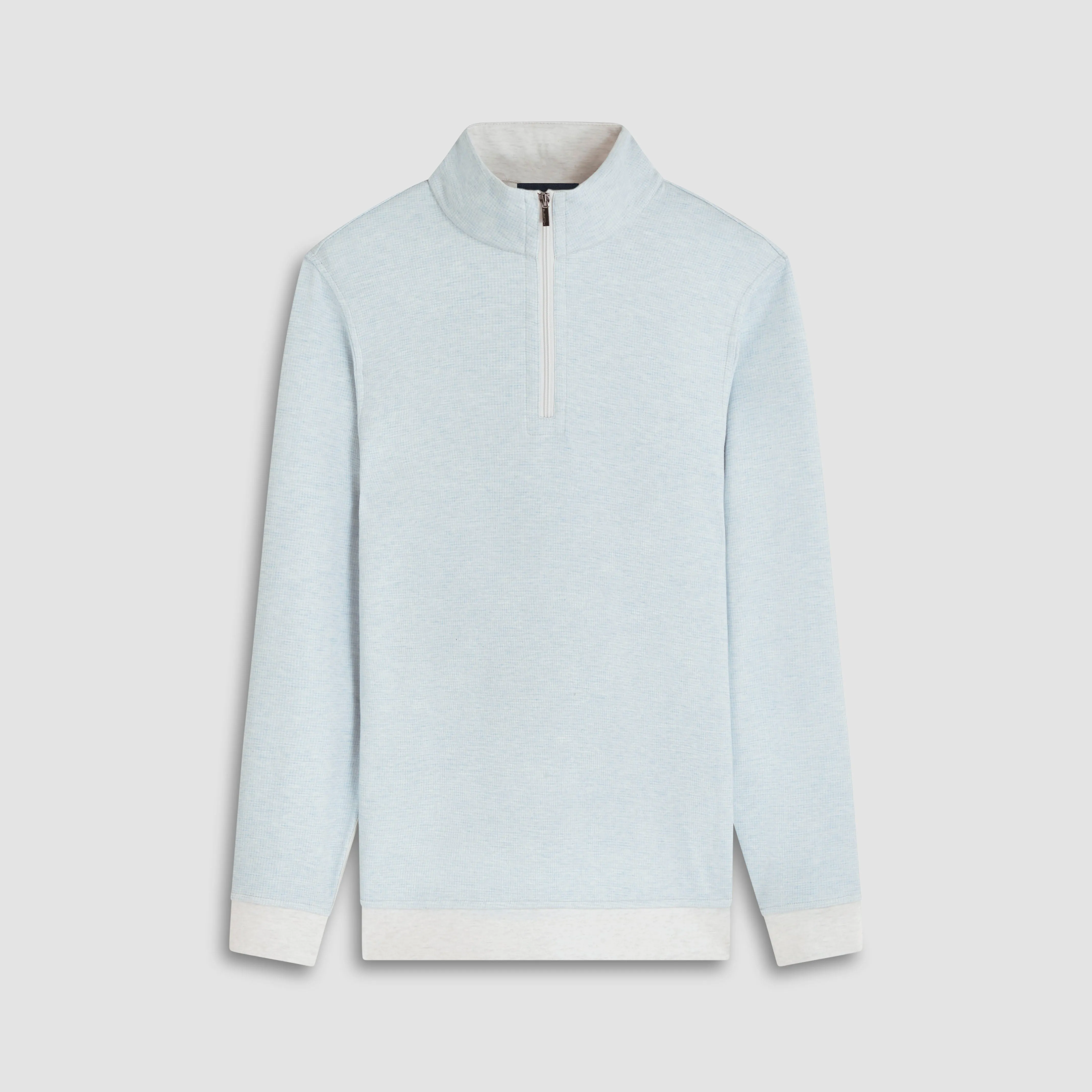 Hound's Tooth Quarter Zip Pullover