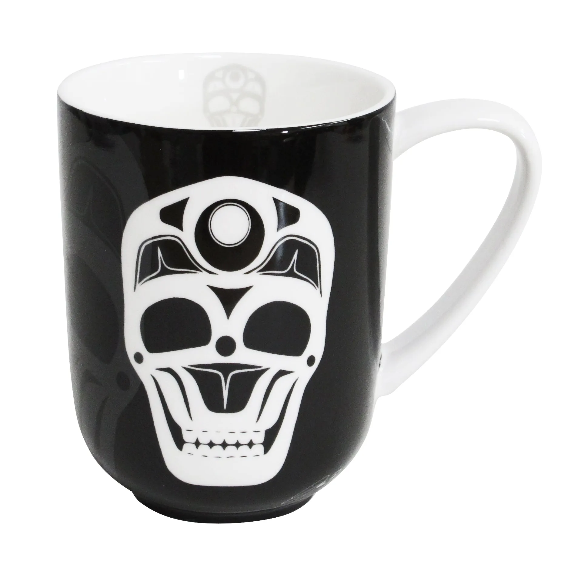 James Johnson Skull Porcelain Mug