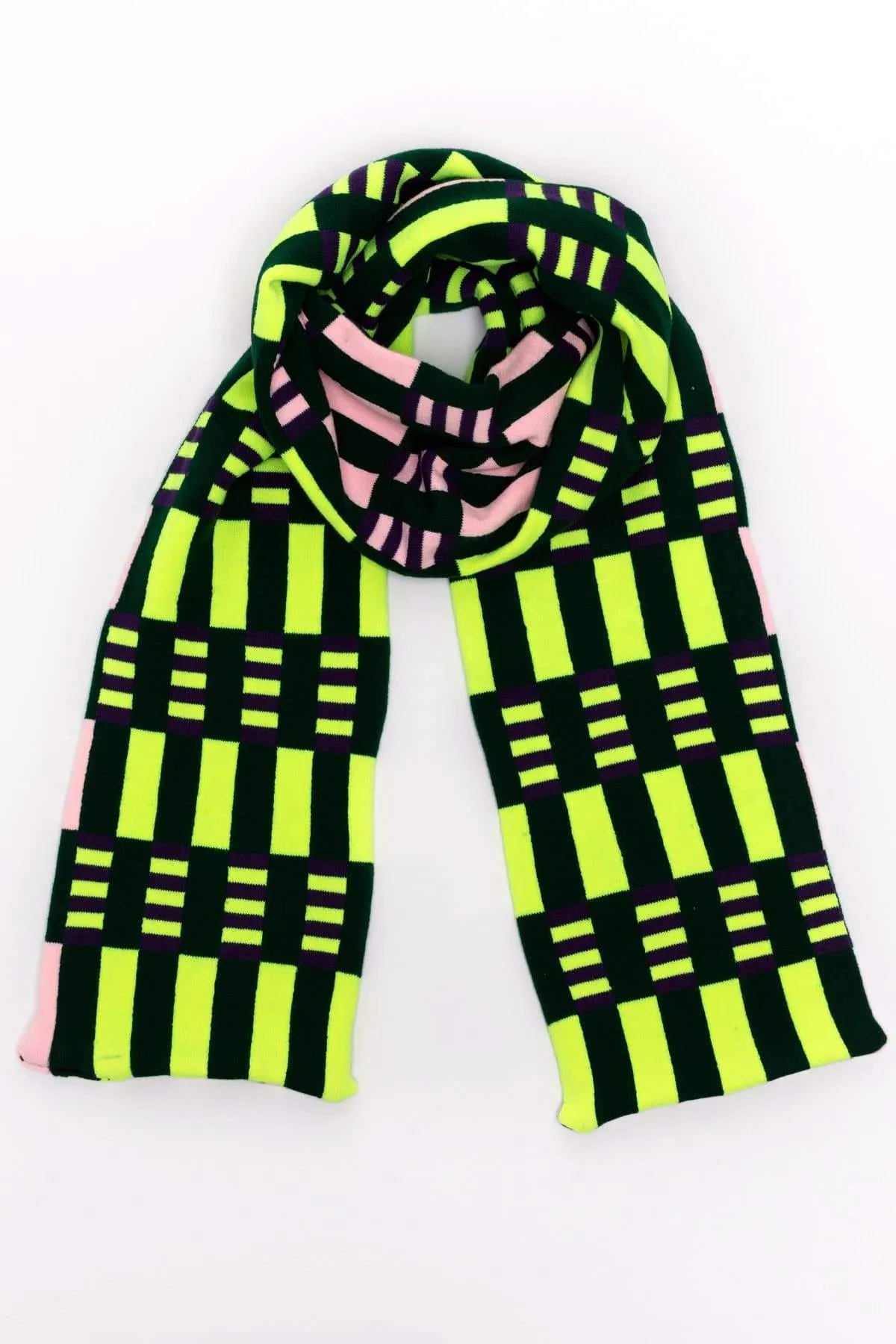 JQSCARF21 - Misaligned Stripe Scarf