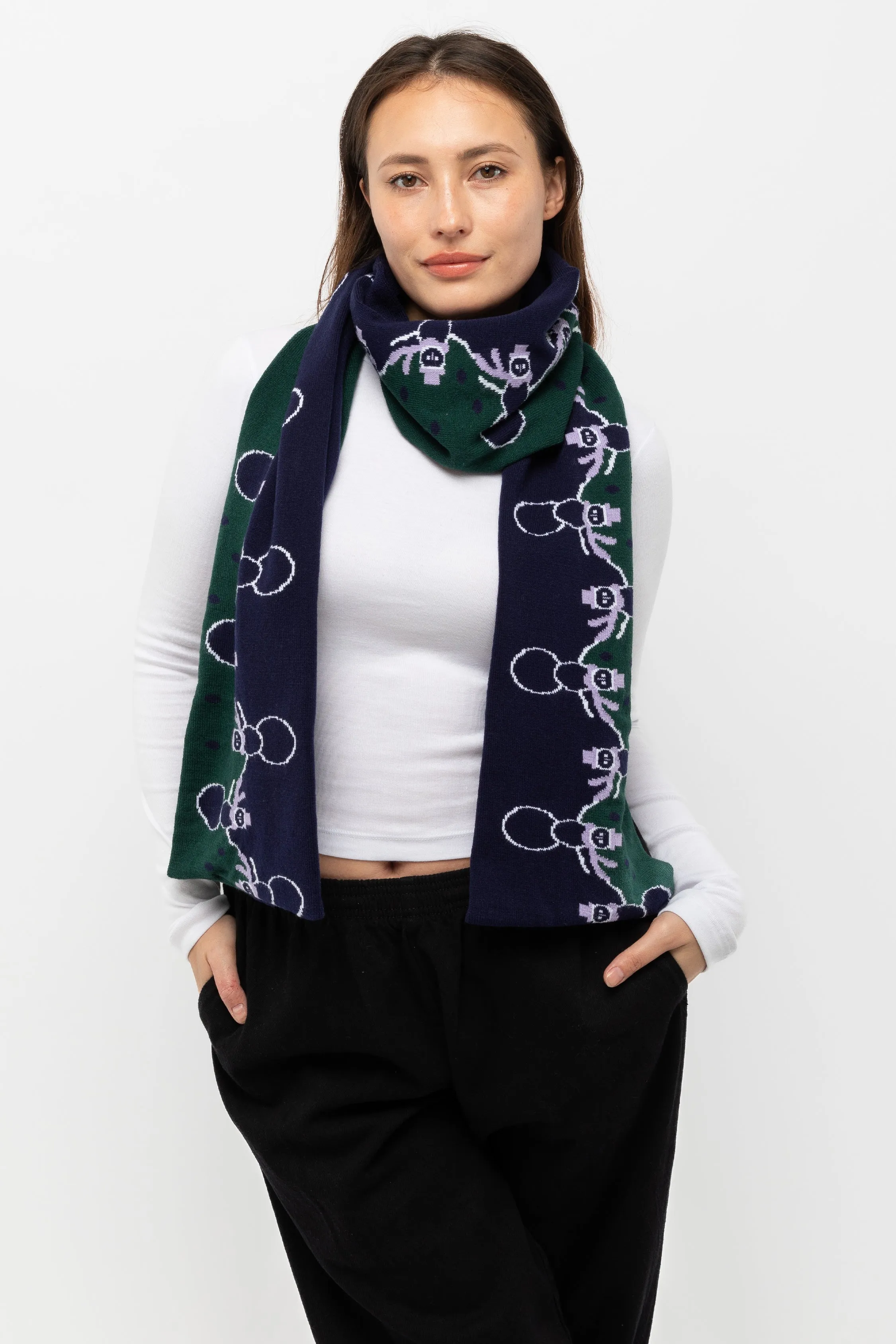 JQSCARF44 - Snowman Scarf