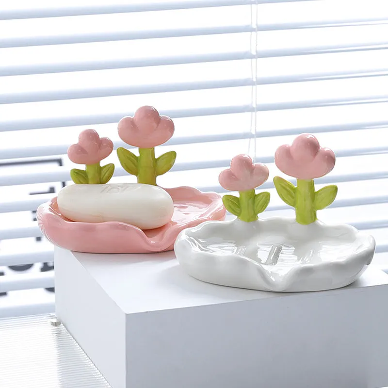 Kawayi  Flower Ceramic Plate - Kimi