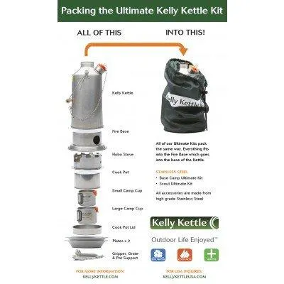 Kelly Kettle Ultimate Base Camp Kit | Camping Cooksets | George Fisher