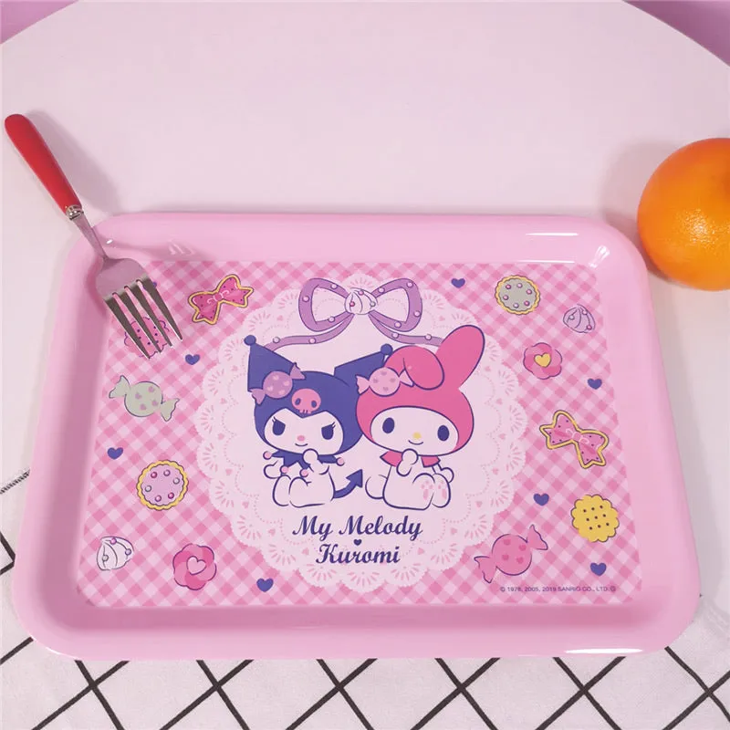 Kuromi my melody dinner plate