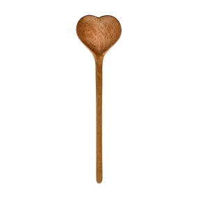 Large Heart-Shaped Wooden Spoon