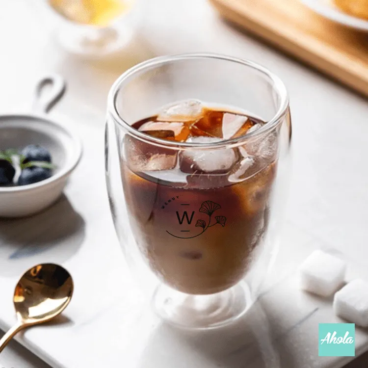 【Lify】Personalizable Double Wall Clear Glass Mug 雙層透明玻璃杯