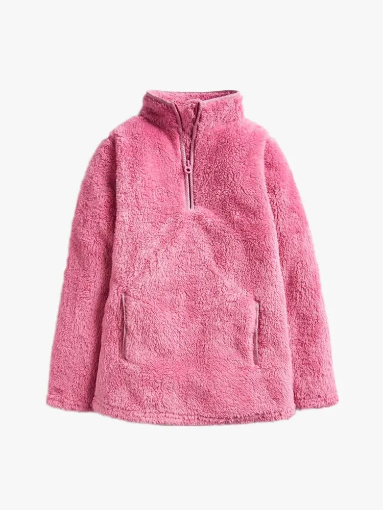     LITTLE JOULES  Girl’s Ellie Half-Zip Fleece Pullover    