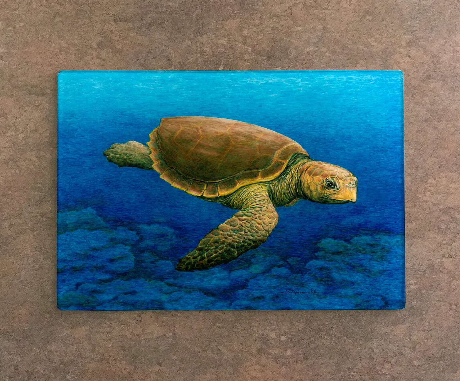 Loggerhead Turtle Cutting Board