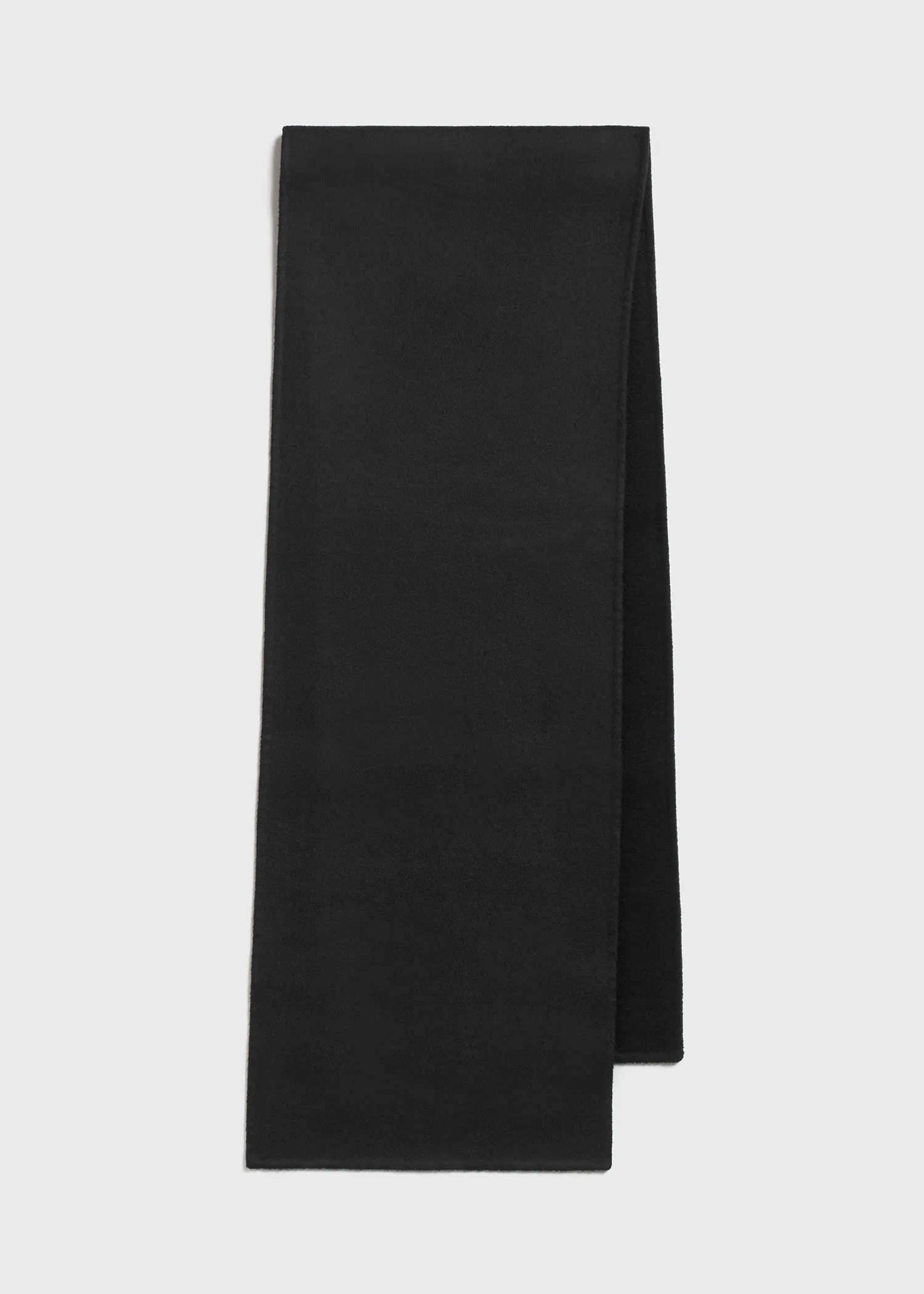 Long doublé scarf black