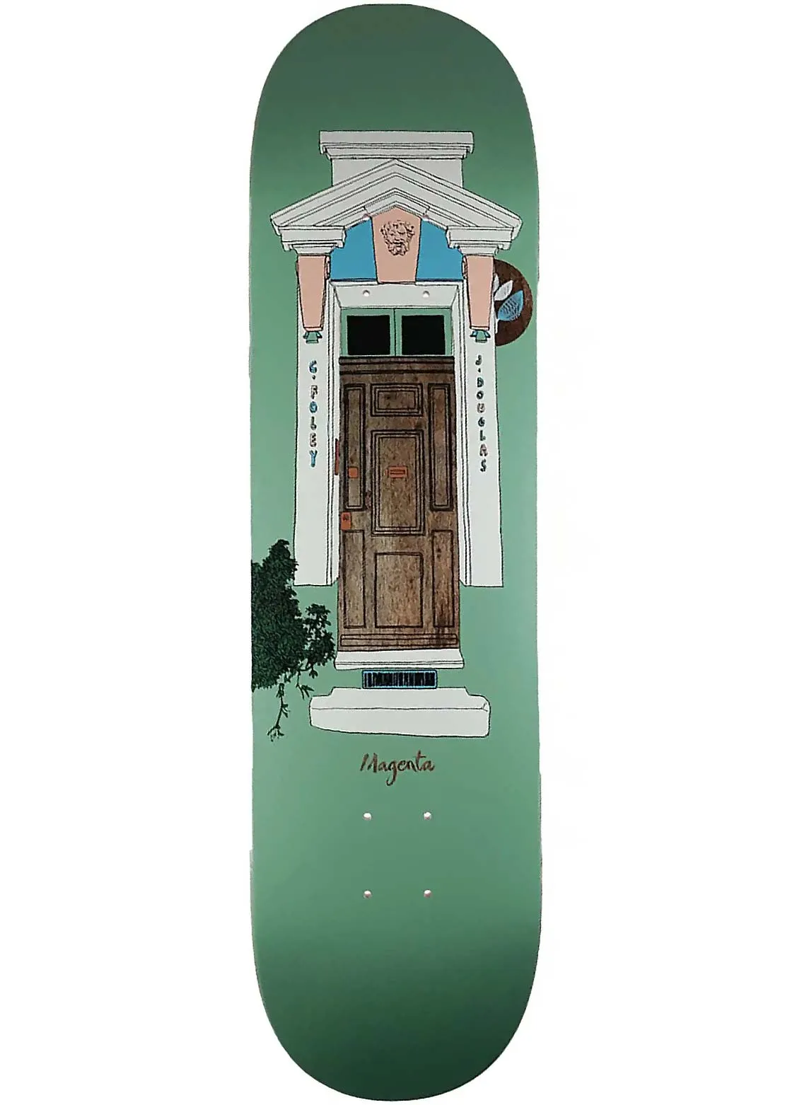 Magenta Skateboards Casey & Jameel Door Deck