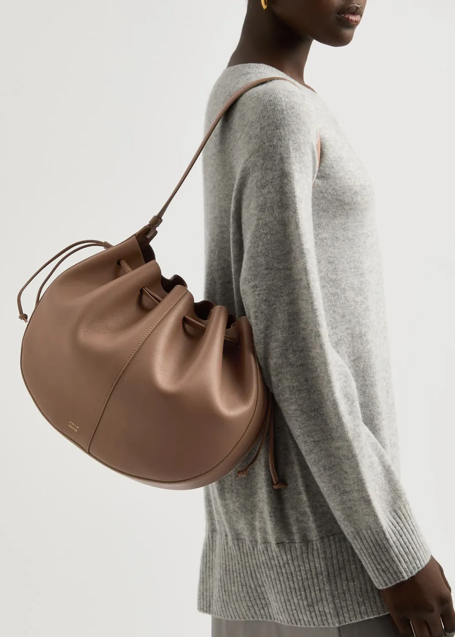 MANSUR GAVRIEL Flores leather shoulder bag  -                         -                     -                