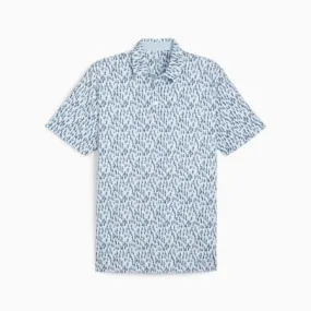 MATTR Pines Men's Golf Polo | Ocean Tropic-Zen Blue | PUMA Golf | PUMA 