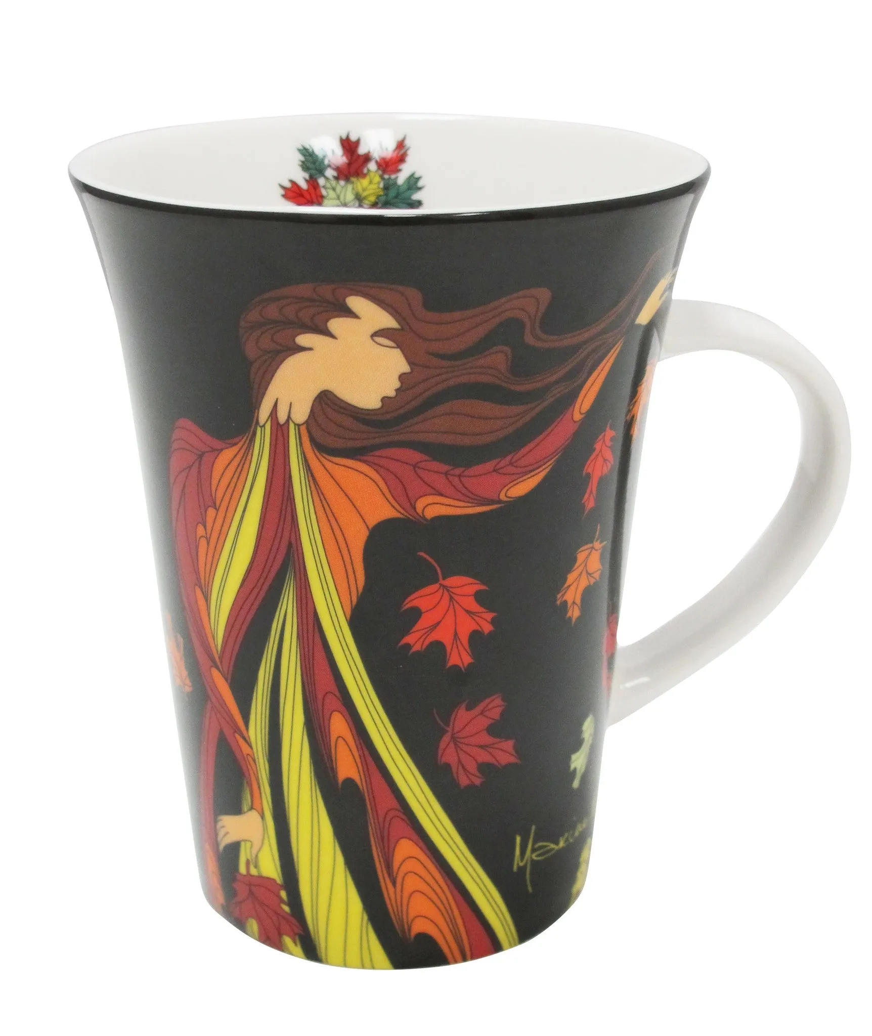 Maxine Noel 'Leaf Dancer' Porcelain Mug