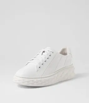 MIDAS Irice White Leather Sneakers