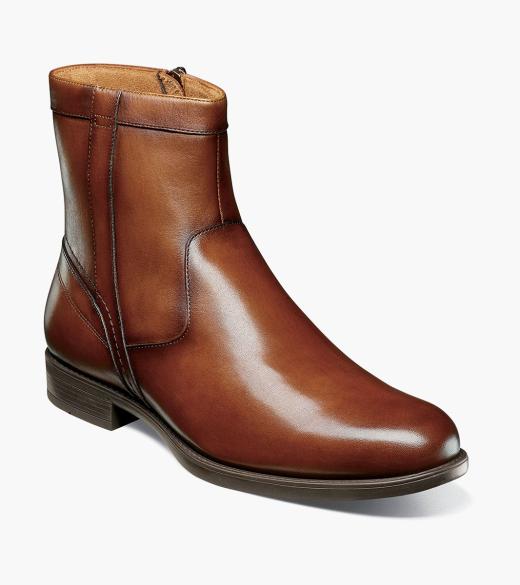 Midtown Plain Toe Zipper Boot