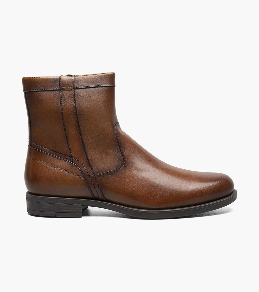 Midtown Plain Toe Zipper Boot