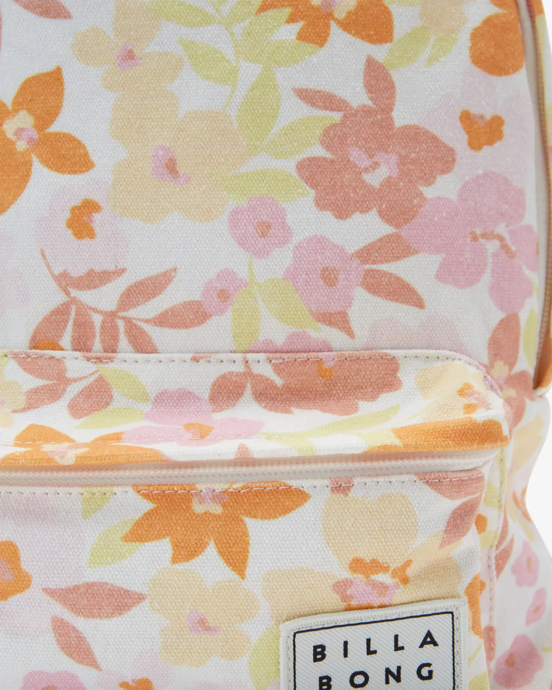 Mini Mama Canvas Backpack - Salt Crystal