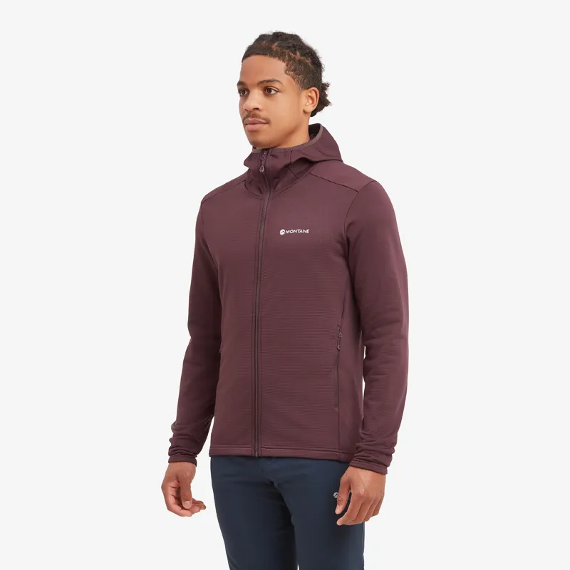 Montane Mens Protium Hoodie - Dark Garnet