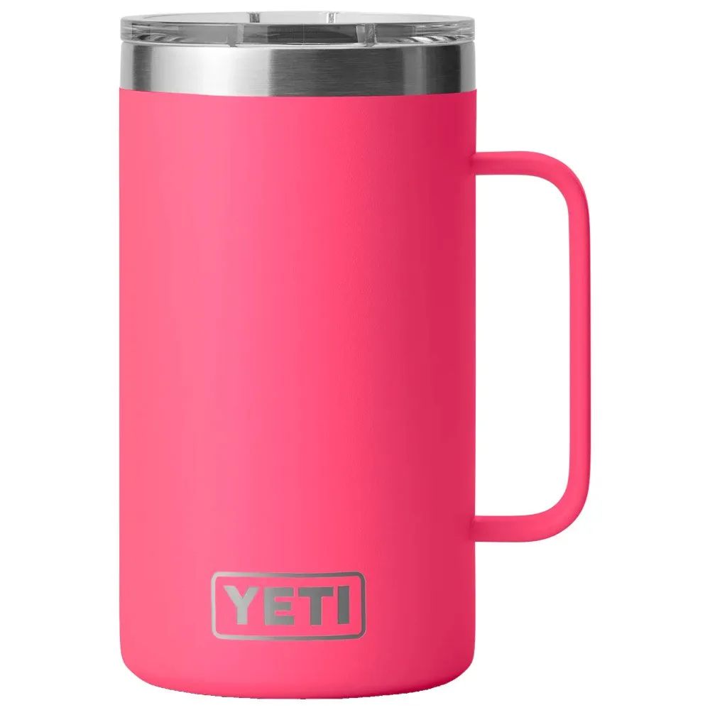 Mug Yeti ---Rambler 24 Oz Travel Mug Tropical Pink