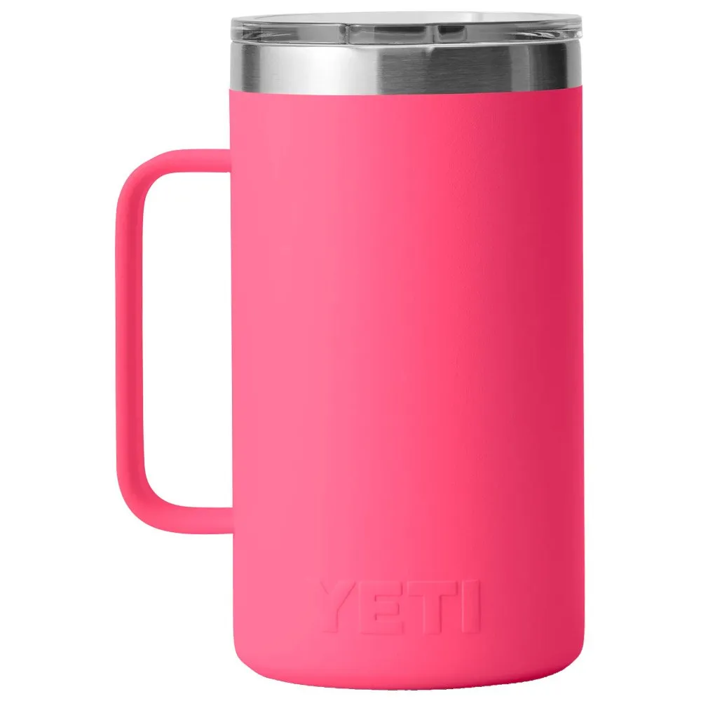 Mug Yeti ---Rambler 24 Oz Travel Mug Tropical Pink