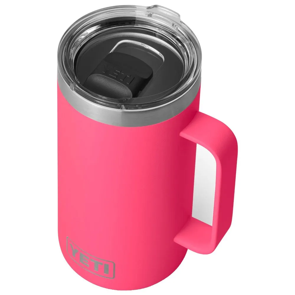 Mug Yeti ---Rambler 24 Oz Travel Mug Tropical Pink