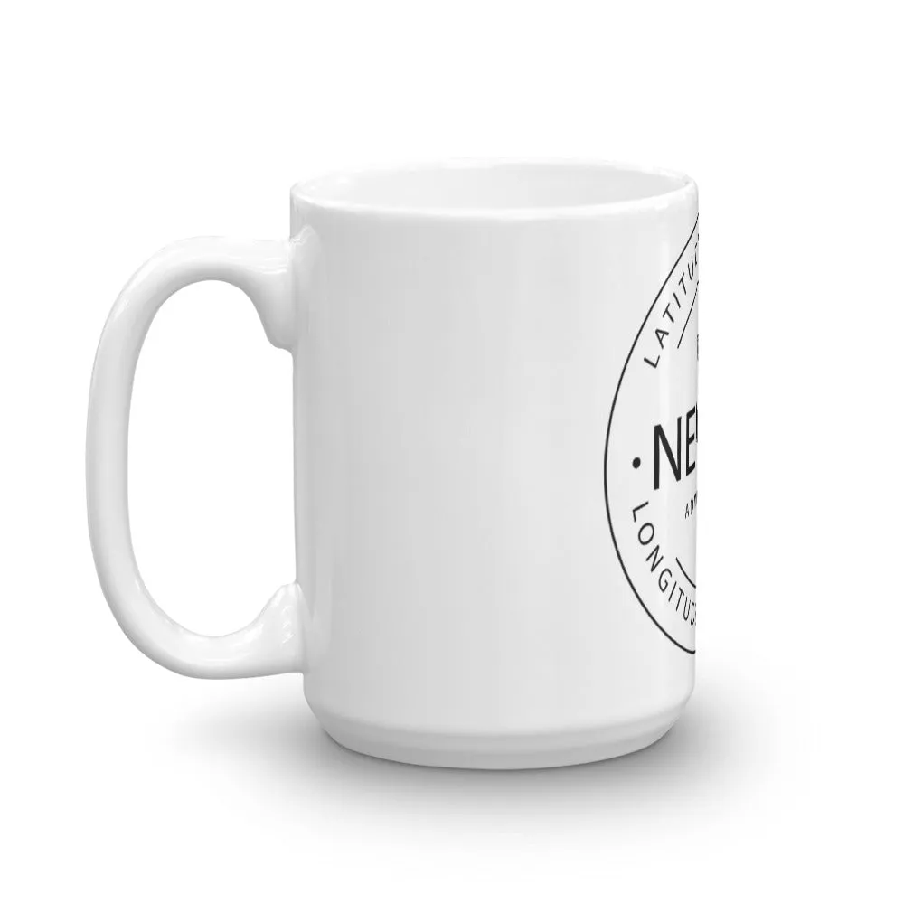 Nevada - Mug - Latitude & Longitude