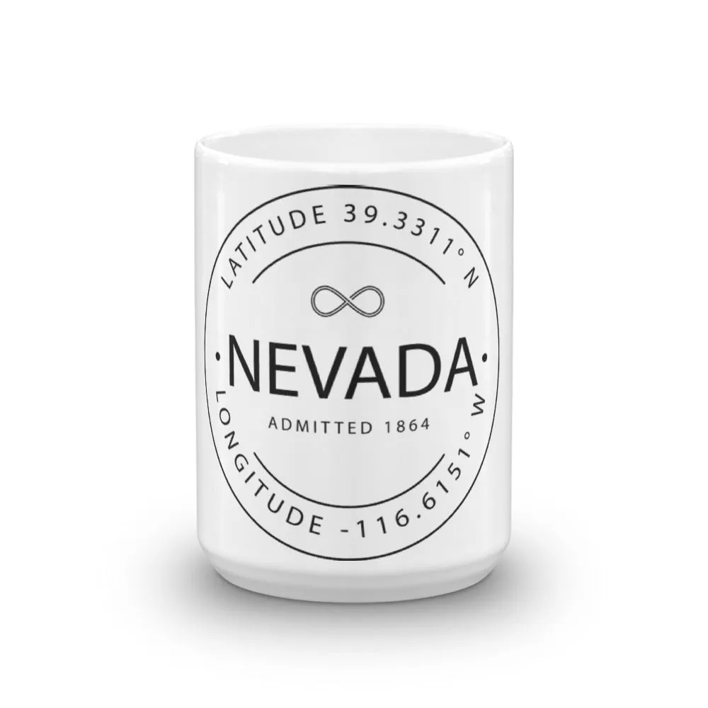 Nevada - Mug - Latitude & Longitude