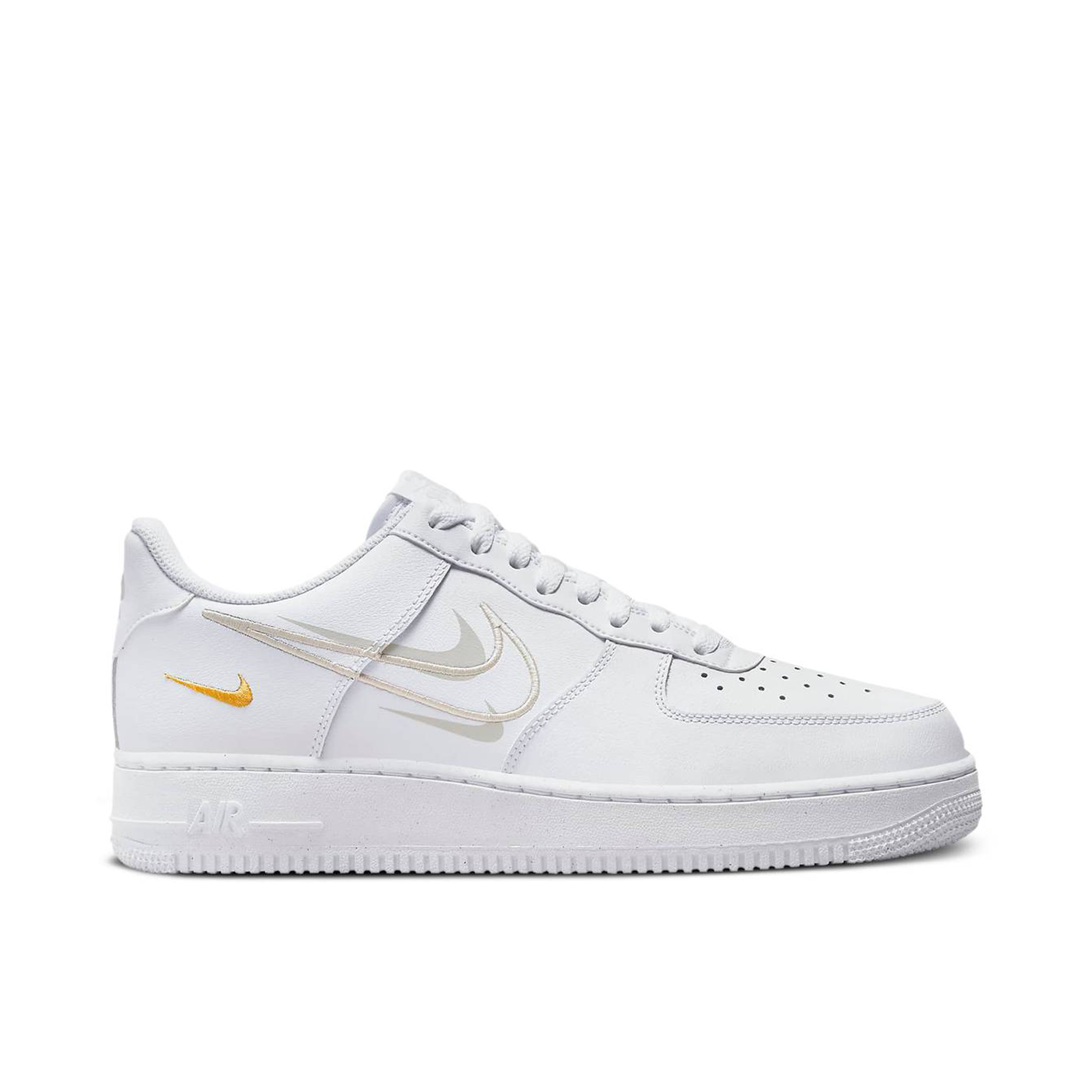 Nike Air Force 1 07 Multi Swoosh White Solar Flare | DX2650-100 | Laced