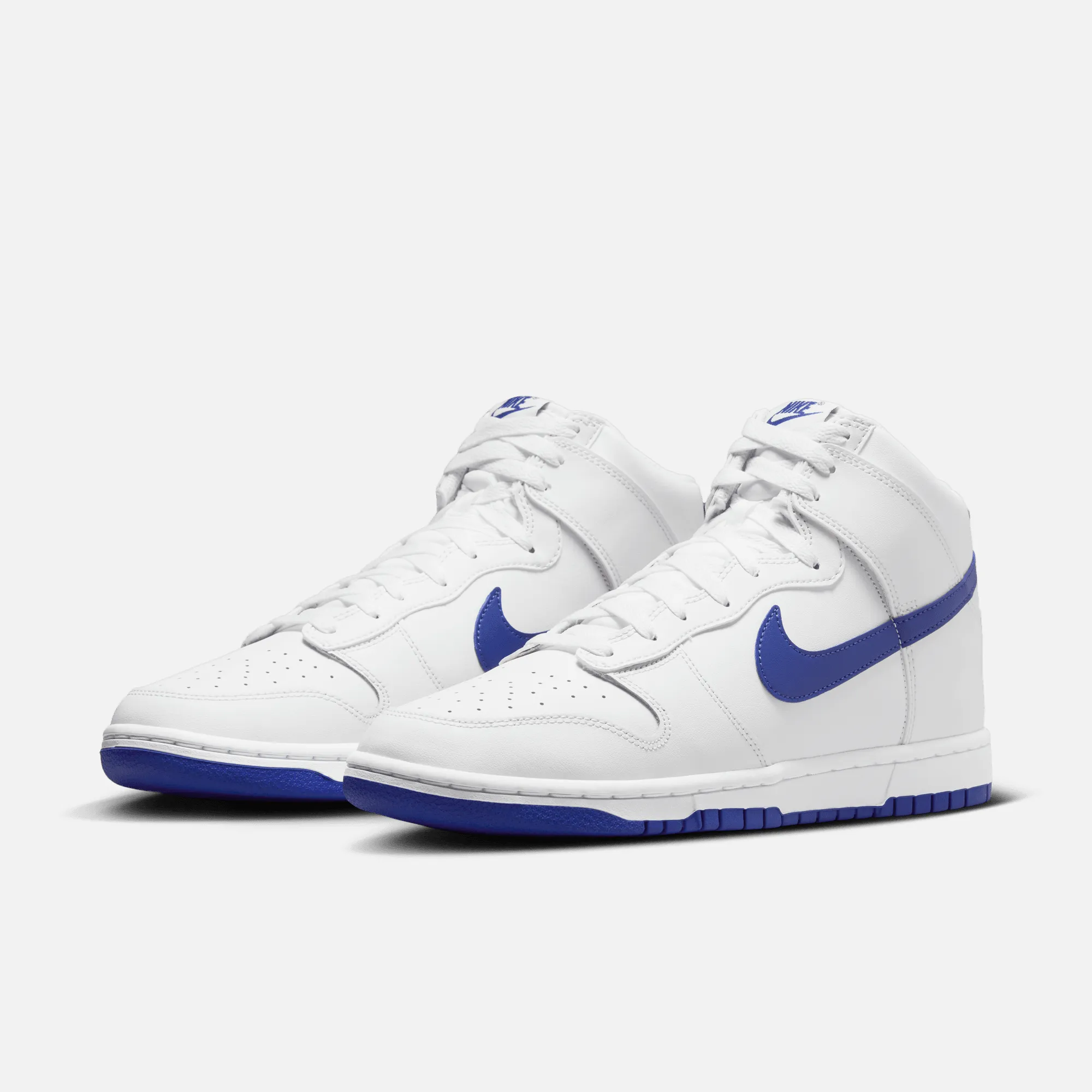 Nike Dunk High Retro White Deep Royal