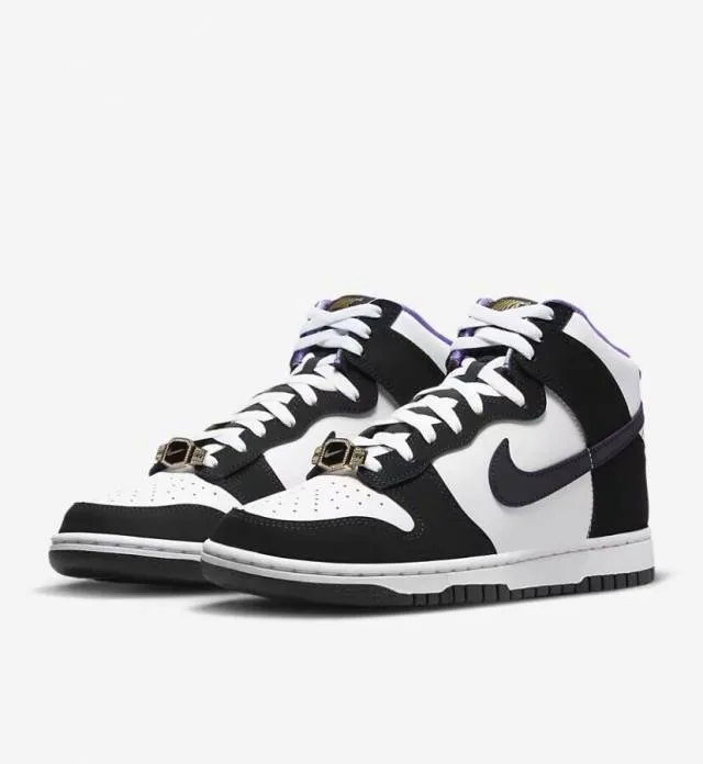 Nike Dunk High World Champ White Black