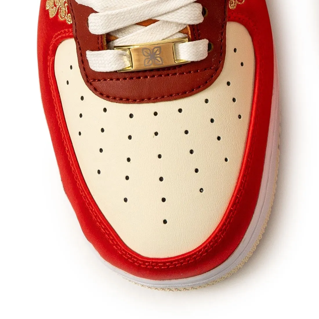 Nike Men Air Force 1 '07 Premium (habanero red / light curry-coconut milk)