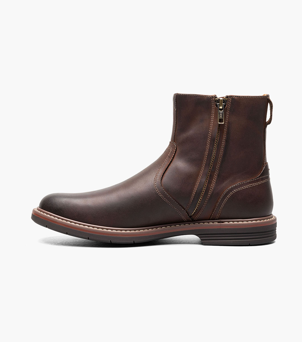 Norwalk Plain Toe Side Zip Boot