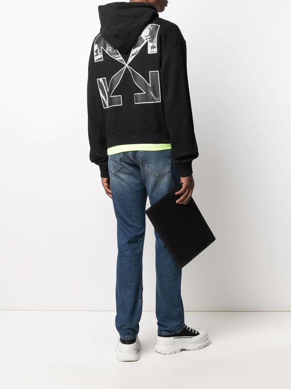 Off-White Caravaggio Arrow logo-print hoodie