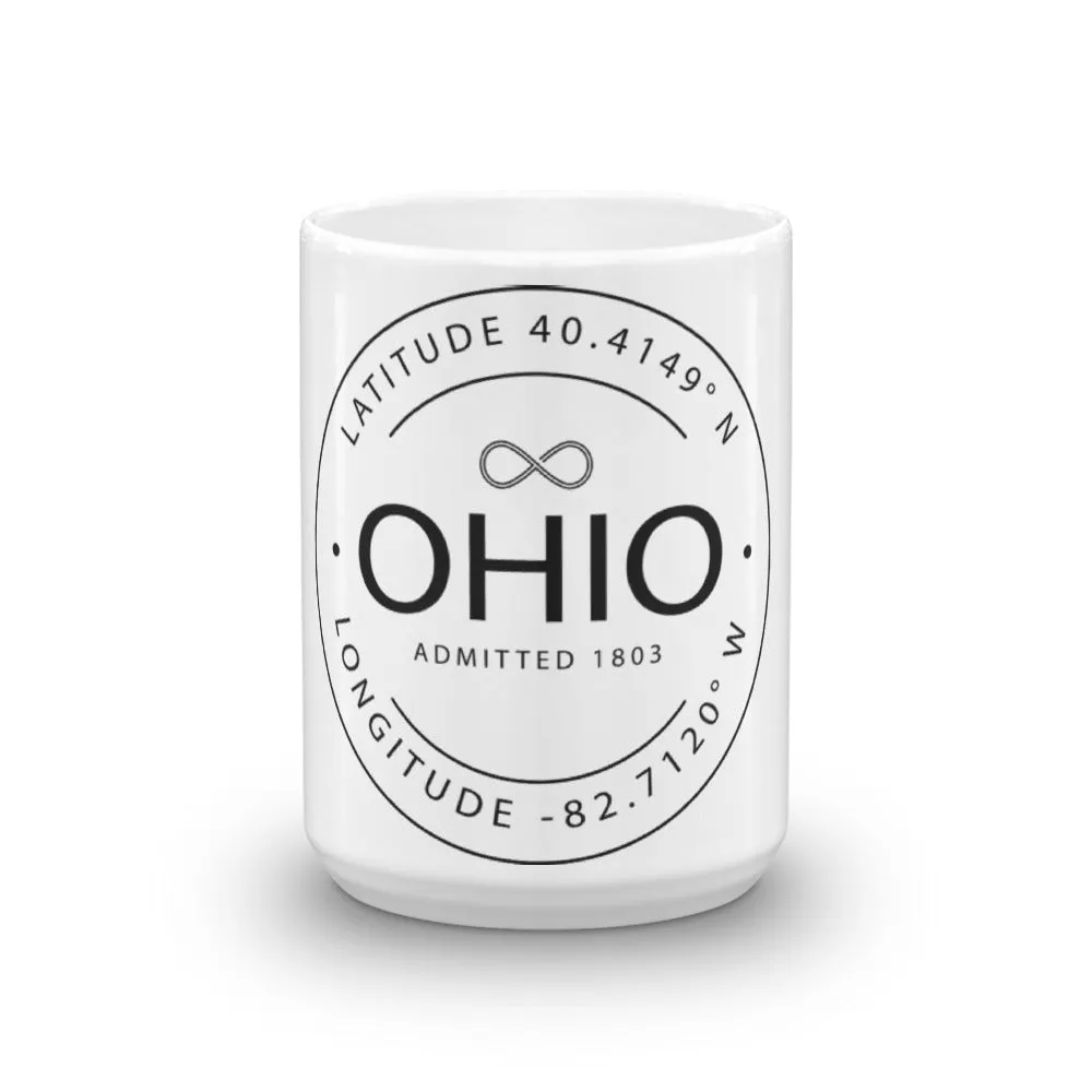 Ohio - Mug - Latitude & Longitude