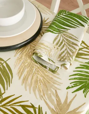 Palm Print Reusable Napkins Set of Two