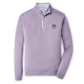 Peter Millar LSU 'Sailor Mike' Perth Pullover- Lavender