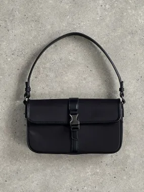 Pierre Cardin Nylon Hardware Shoulder Bag