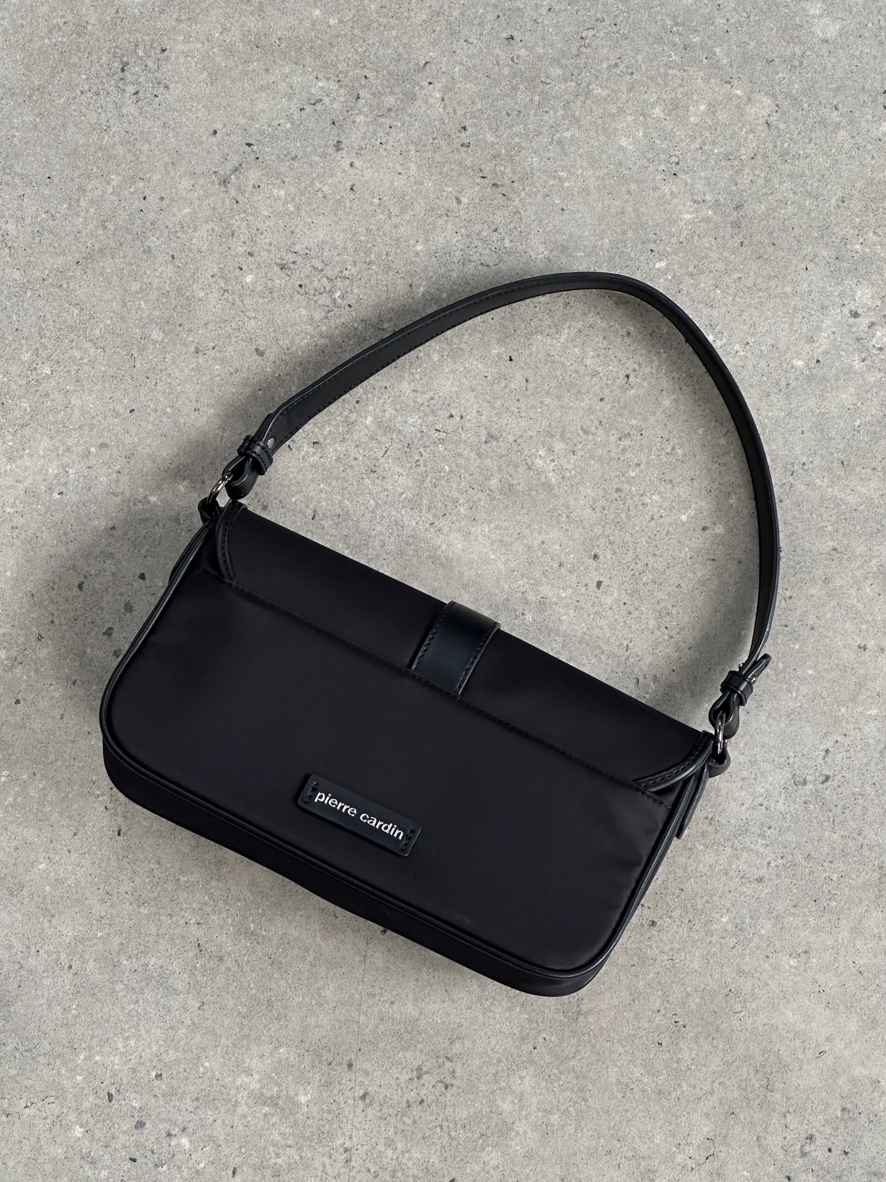 Pierre Cardin Nylon Hardware Shoulder Bag