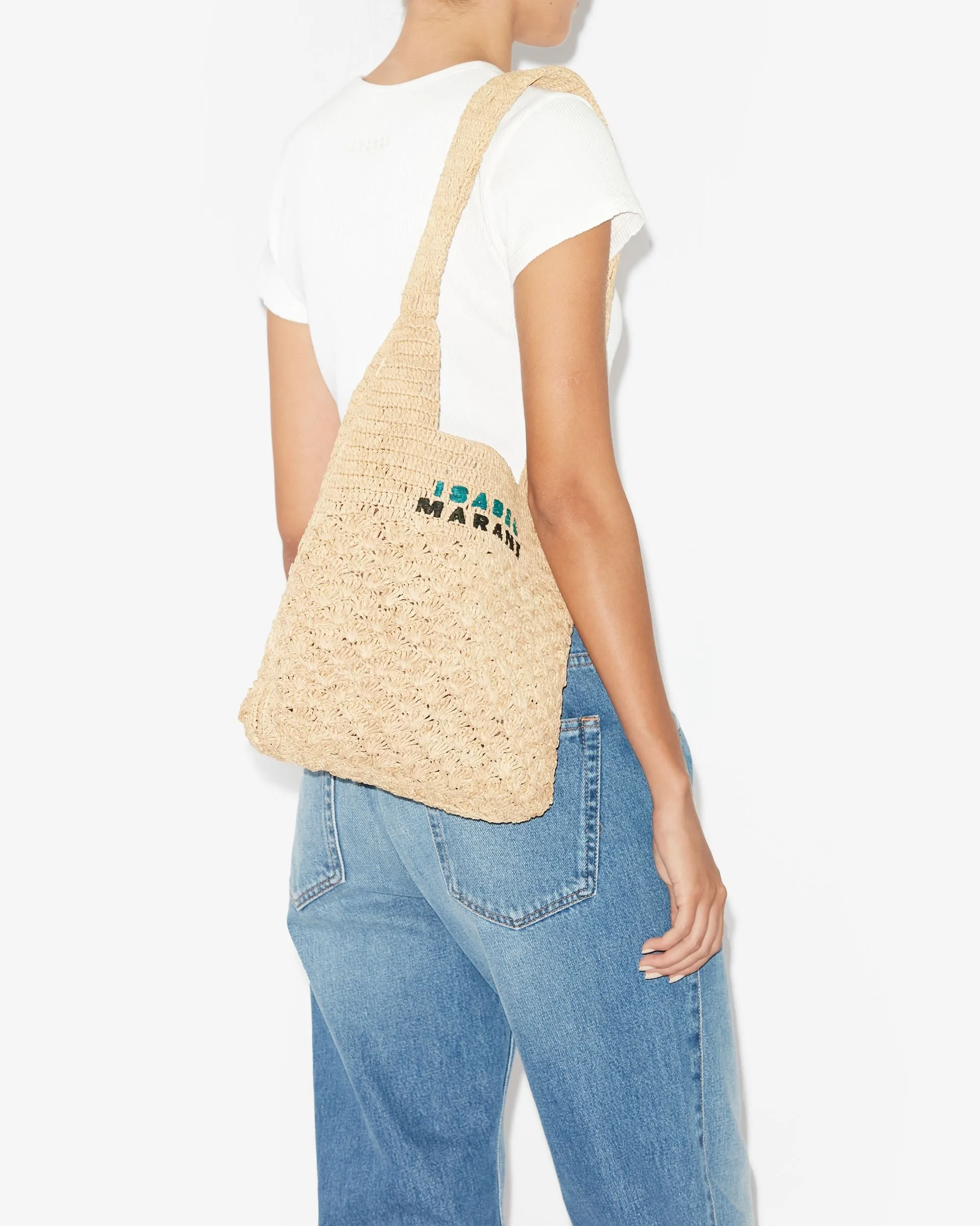 Praia Small Shoulder Bag in Natural