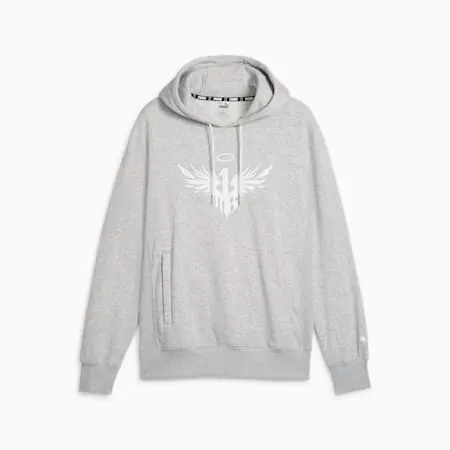 PUMA X MELO Men's Hoodie | Light Gray Heather | PUMA Basketball | PUMA 