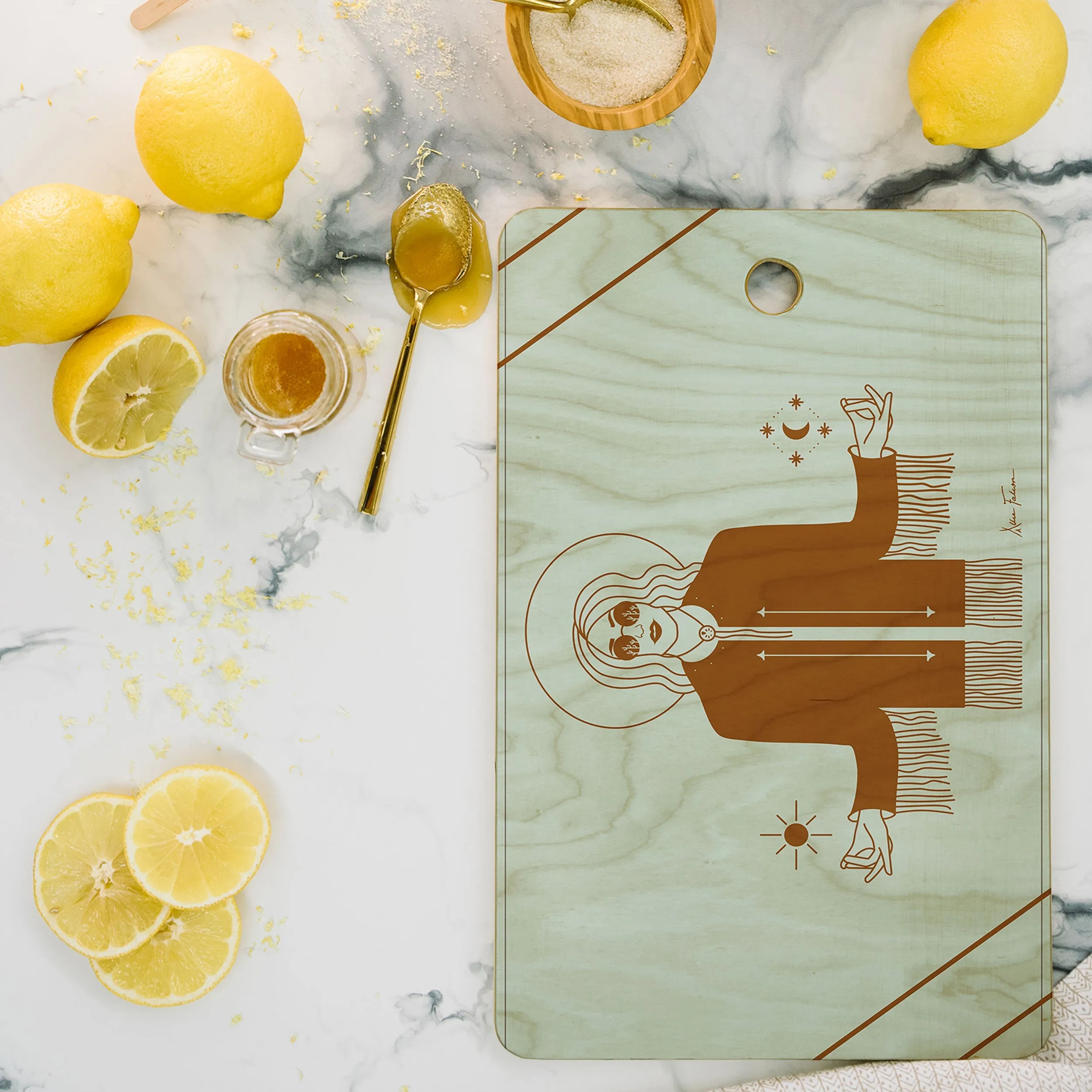 Queen Of The Cosmos Cutting Board (DS) DD