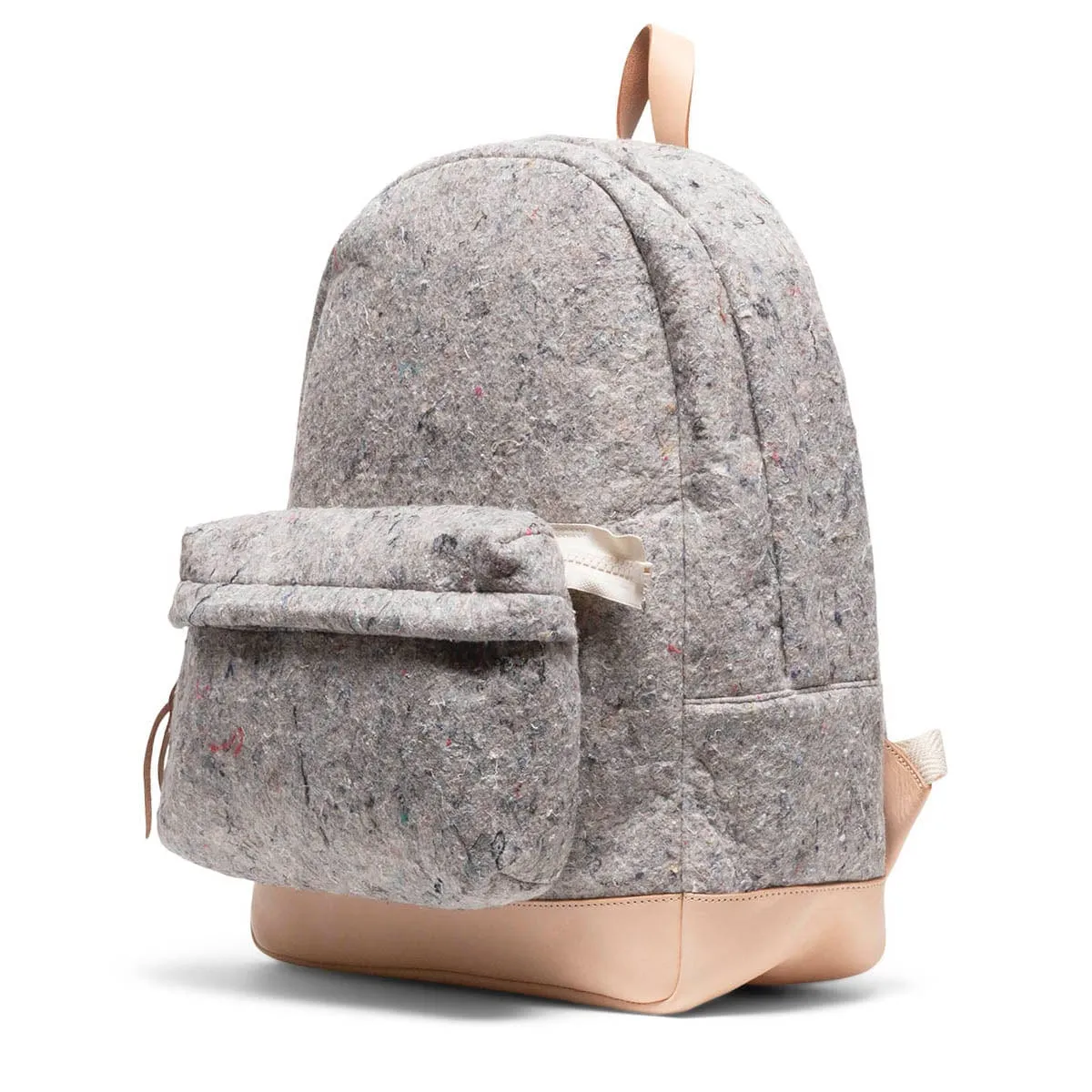 RECYCLED FELT BACKPACK MIX GRAY/NATURAL | Bodega