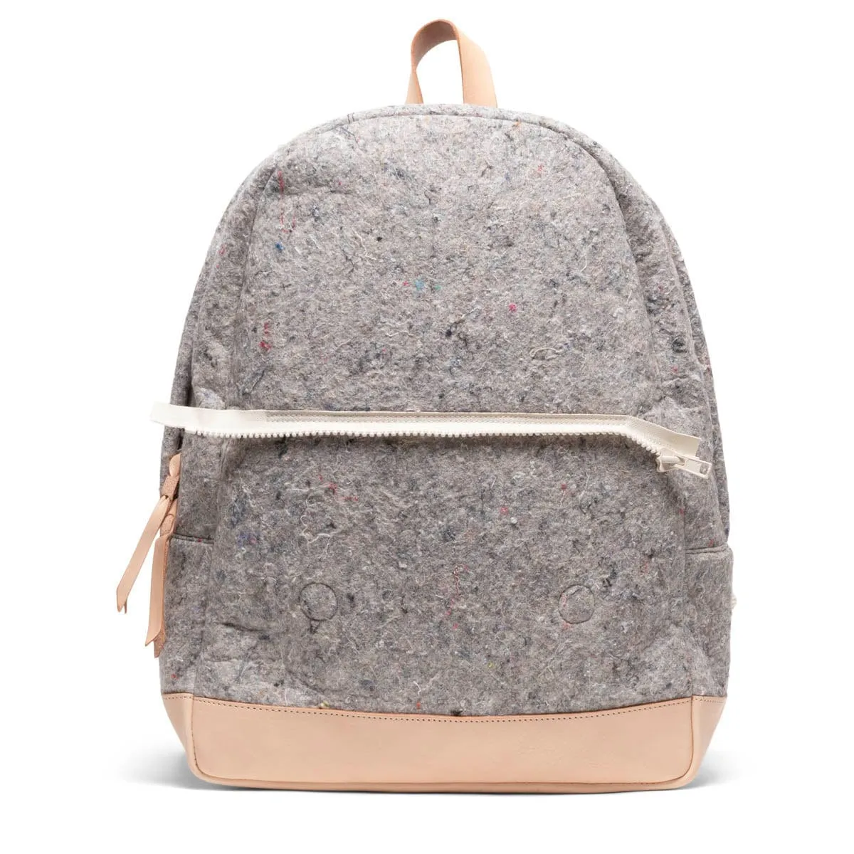 RECYCLED FELT BACKPACK MIX GRAY/NATURAL | Bodega