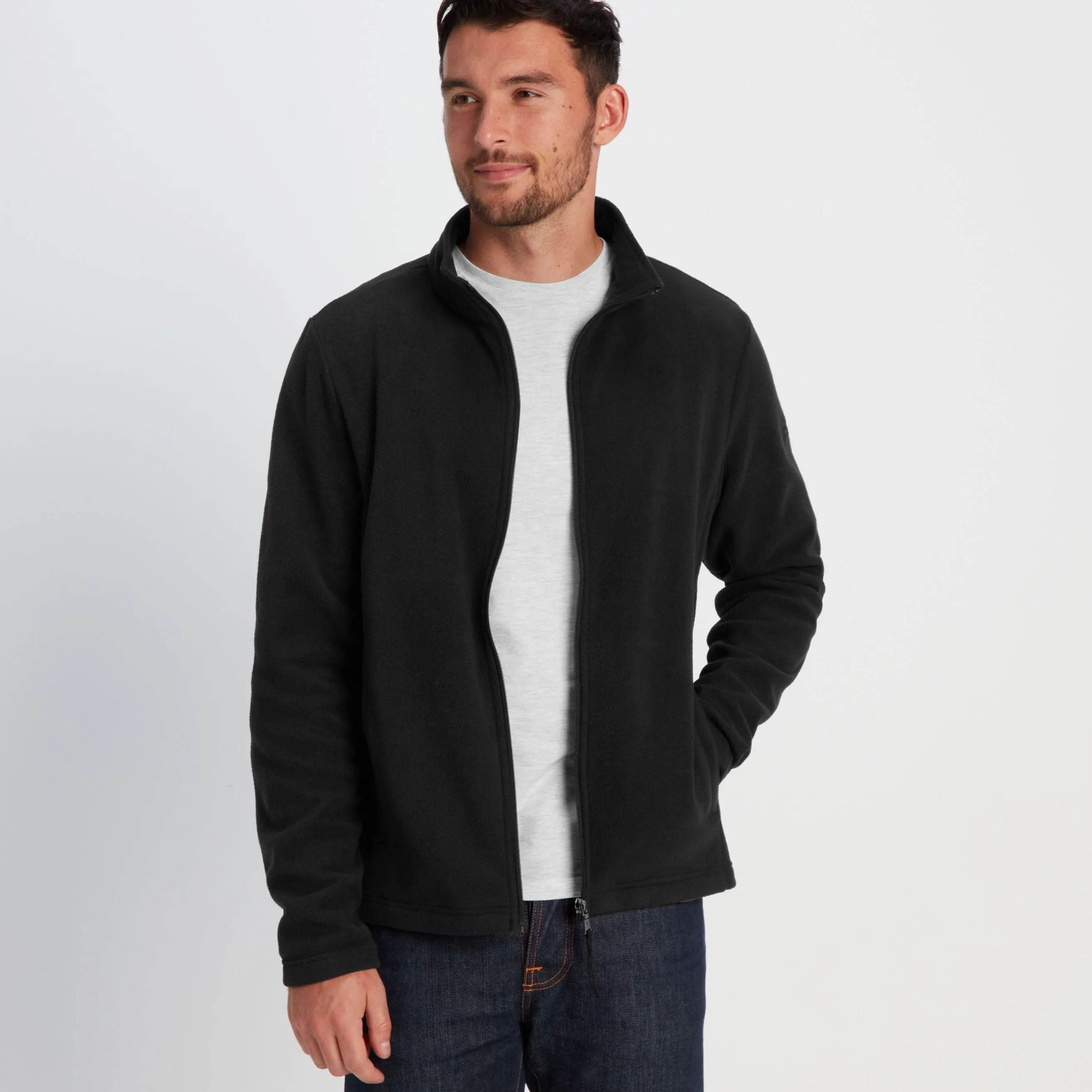 Revive Mens Fleece Jacket - Black